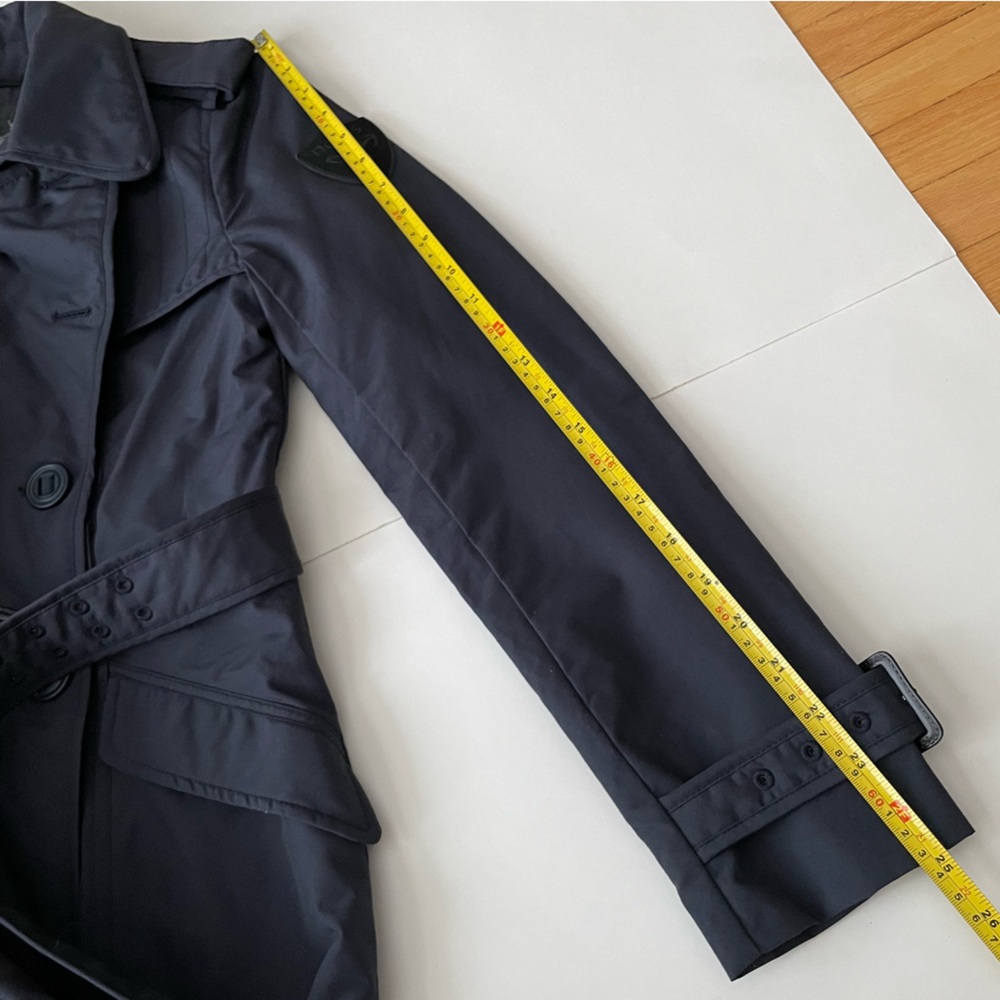 Nobis Justice Legacy Trench Coat in Navy NWT - Picture 12 of 12